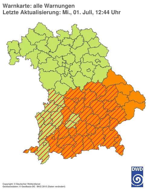 Aktuelle Wetterwarnungen für %region%